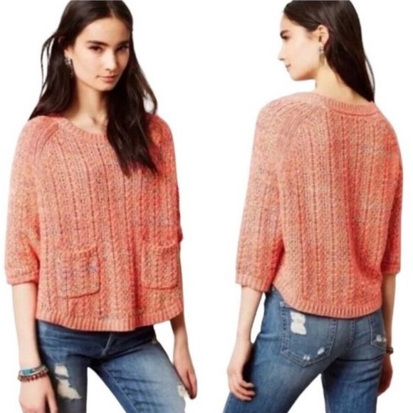 Anthropologie Moth Chunky Knit Sweater Size XS - Picture 2 of 15